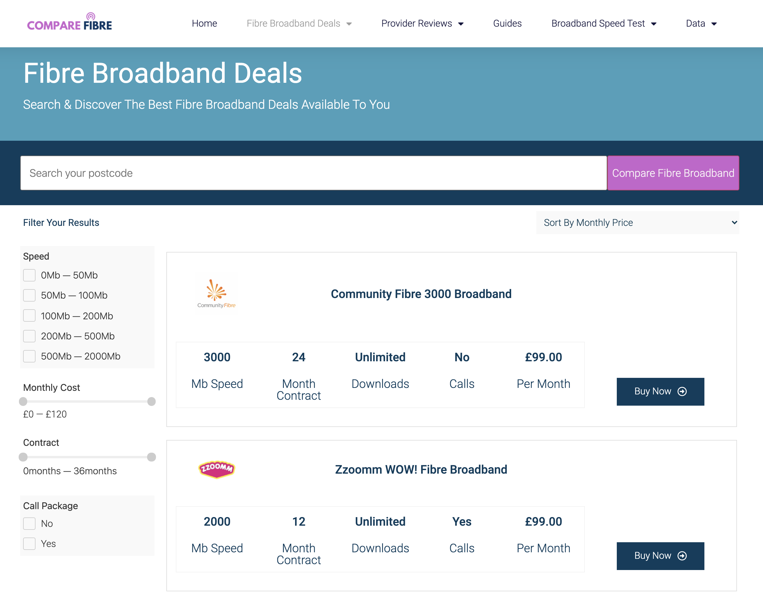 HOW TO CHECK FOR AND COMPARE FULL FIBRE BROADBAND